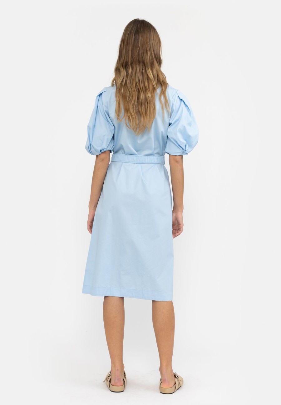 Women esmé studios | Esluna 2/4 Boat Neck Dress Dutch Canal