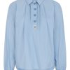 Women esmé studios | Eschristel Ls Blouse Blue Fog