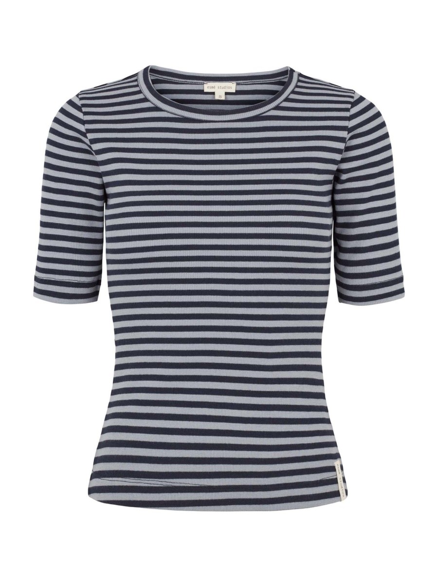 Women esmé studios | Esblossom Stripe 2/4 T-Shirt-Gots