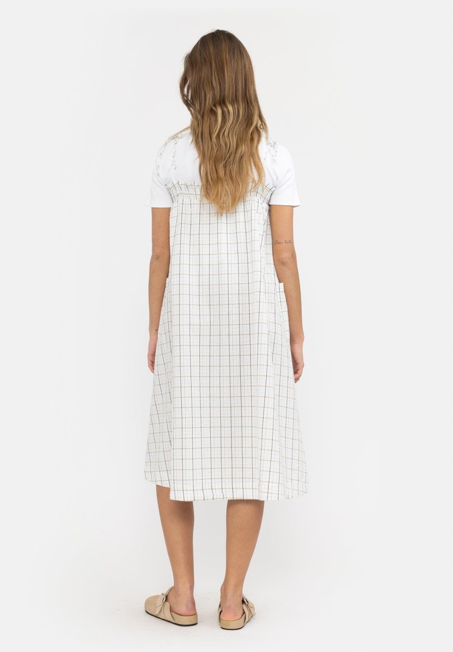 Women esmé studios | Esbetty Strap Dress-Gots Snow White Checks