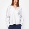 Women esmé studios | Esanine Ls Blouse Glacier Gray