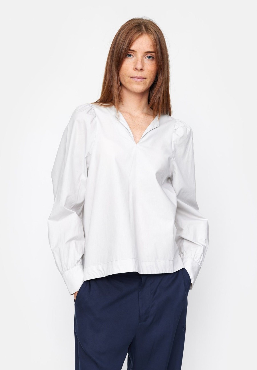 Women esmé studios | Esanine Ls Blouse Glacier Gray