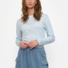 Women esmé studios | Esmila Ls Blouse Pearl Blue