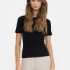 Women esmé studios | Esblossom Ss O-Neck Rib T-Shirt