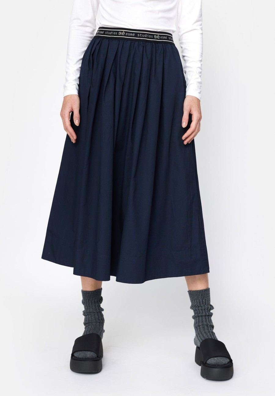 Women esmé studios | Escalla Midi Skirt Dark Sapphire