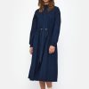 Women esmé studios | Esvicky Ls Midi Dress-Gots Dark Sapphire