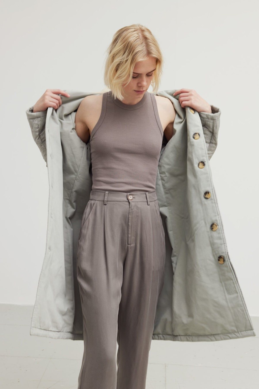 Women esmé studios | Esneel Reversible Coat Wrought Iron