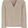 Women esmé studios | Esanny Polo Knit Chateau Gray