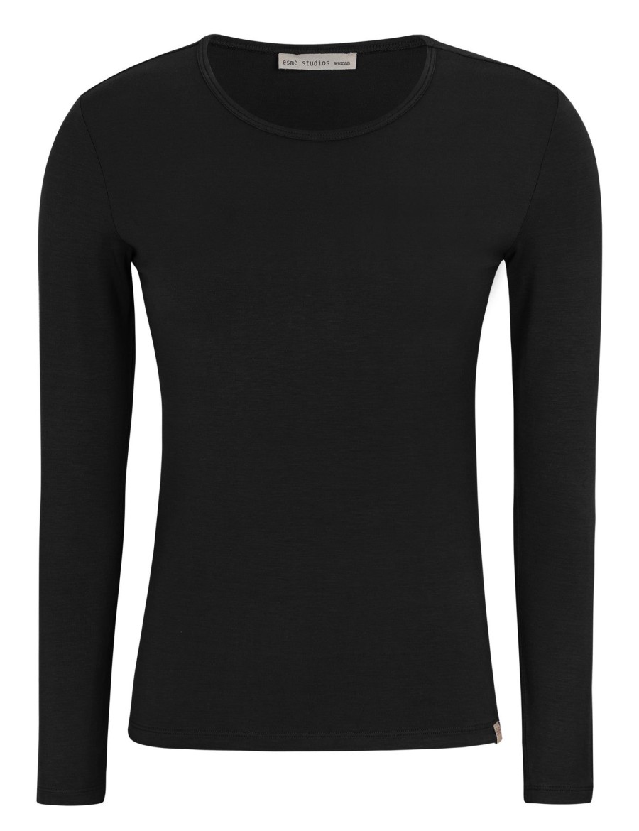 Women esmé studios | Espenelope Ls O-Neck Slim T-Shirt