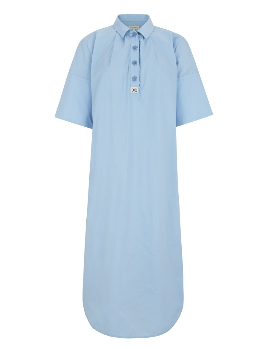 Women esmé studios | Eschristel 2/4 Midi Dress Blue Fog